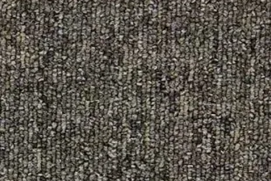 Gray textured carpet close-up pattern.