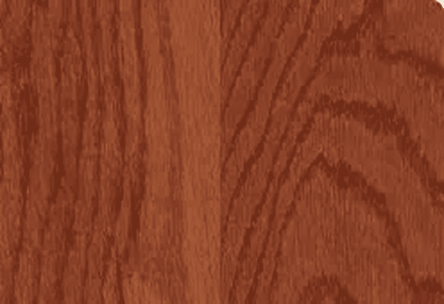 Reddish-brown wood texture with grain pattern.