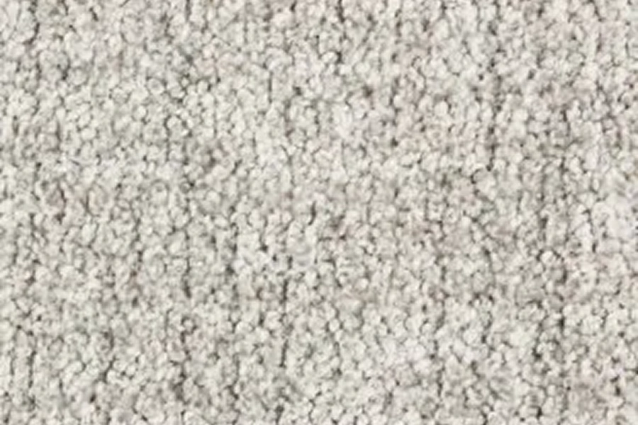 Gray textured carpet close-up view.
